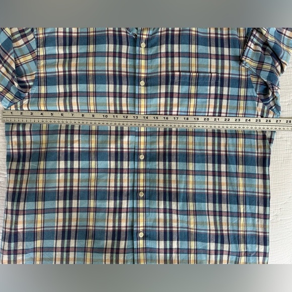 Pendleton XXL Plaid Short Sleeve Button Down Shirt 100% Cotton - Picture 9 of 9